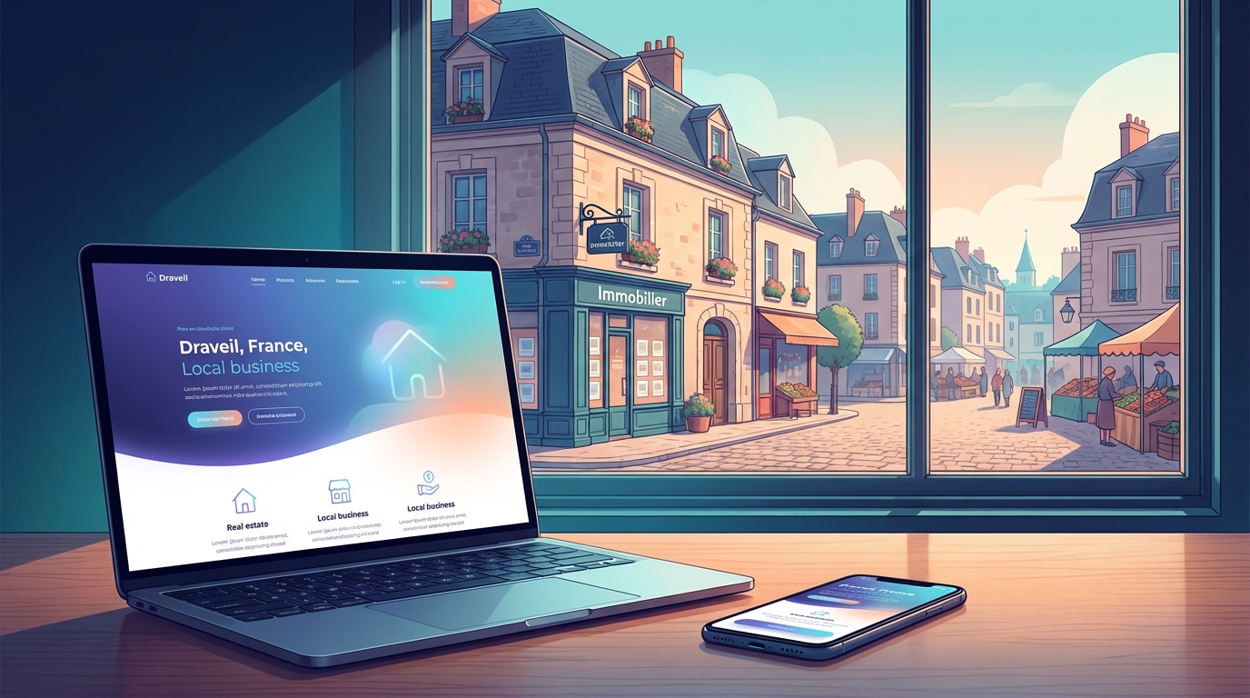 Création de site internet professionnel à Draveil — Web Pulse