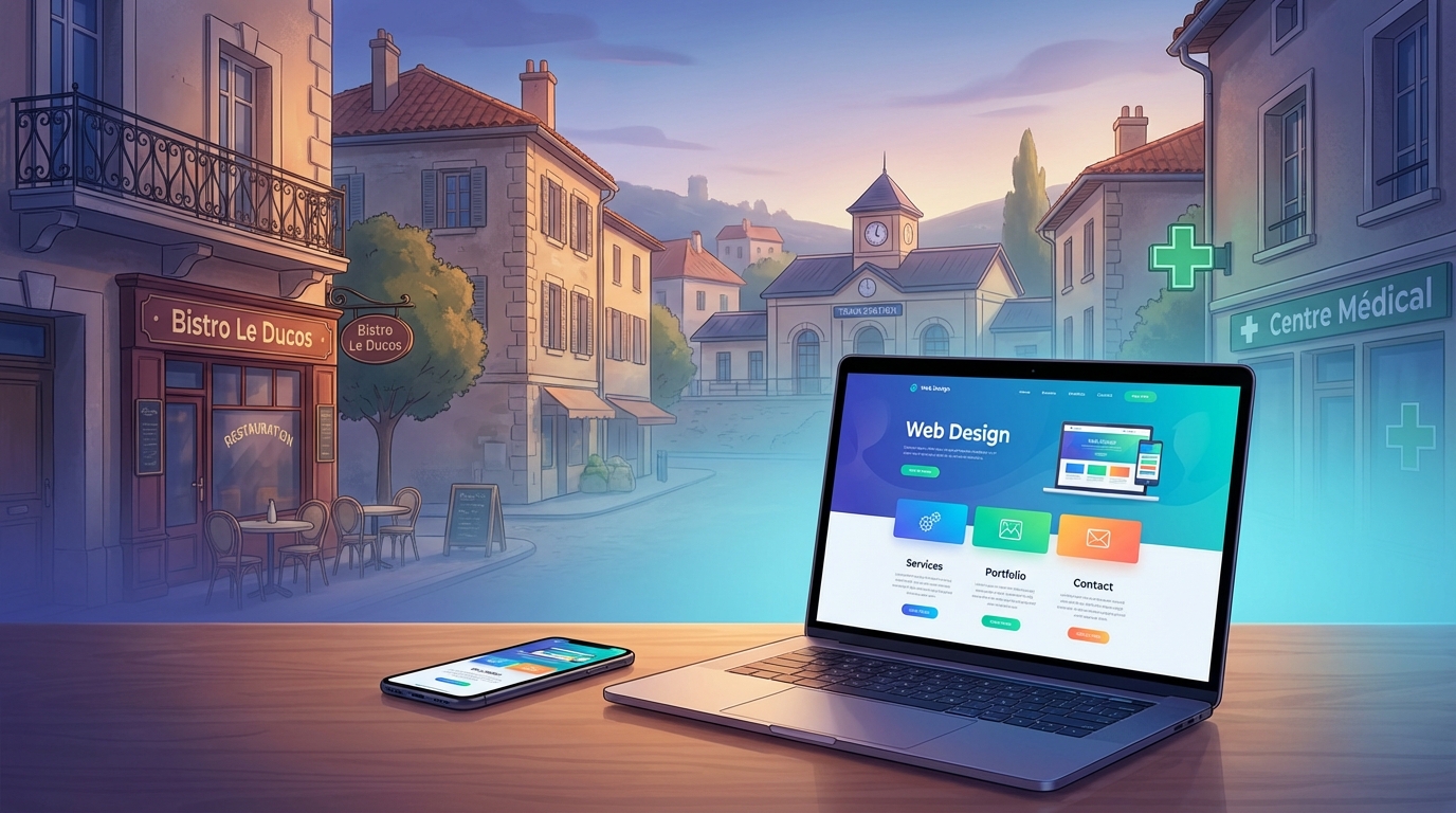 Création de site internet professionnel à Ducos — Web Pulse