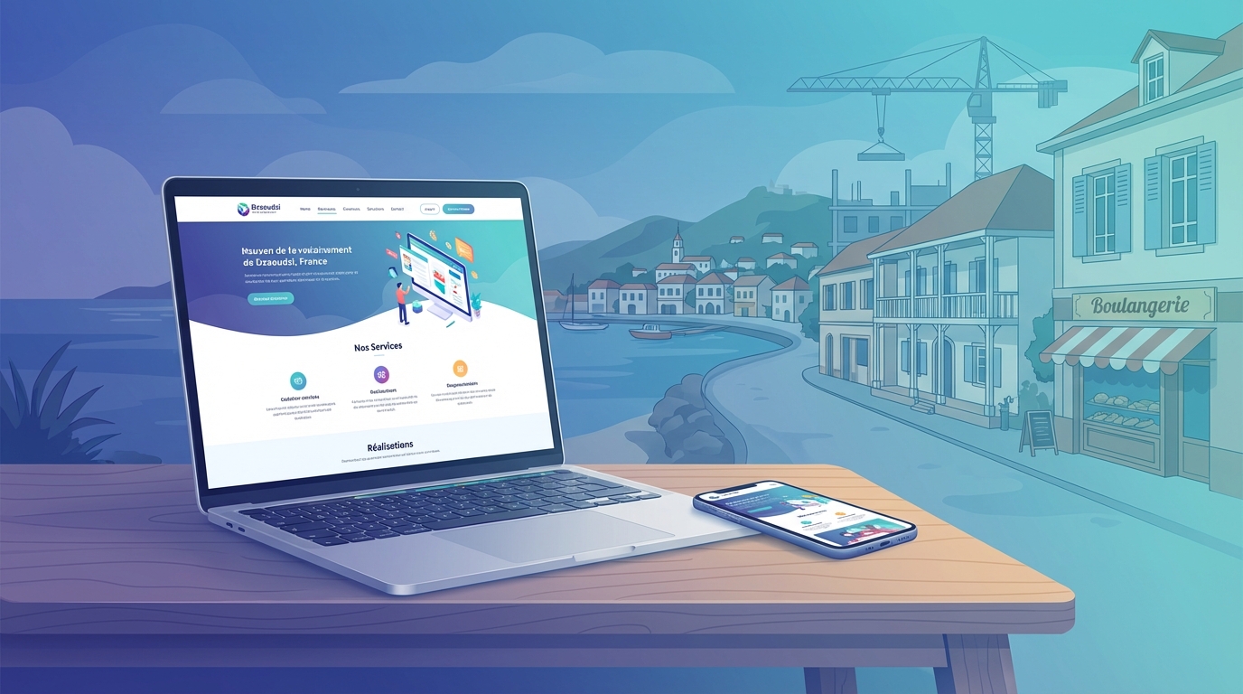 Création de site internet professionnel à Dzaoudzi — Web Pulse