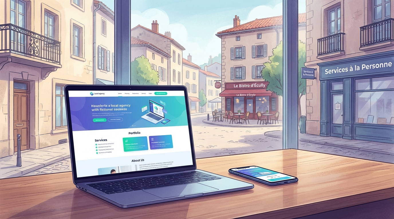 Création de site internet professionnel à Écully — Web Pulse