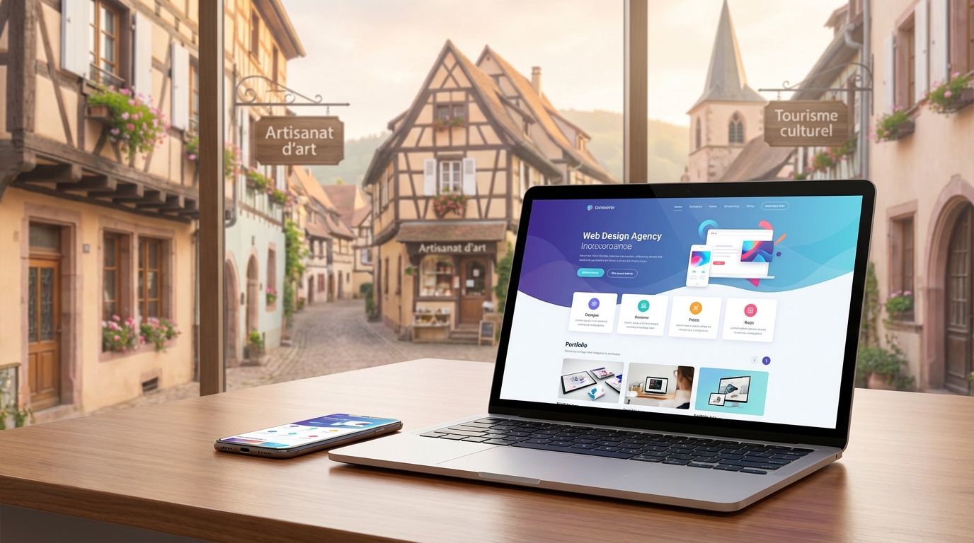 Création de site internet professionnel à Eguisheim — Web Pulse