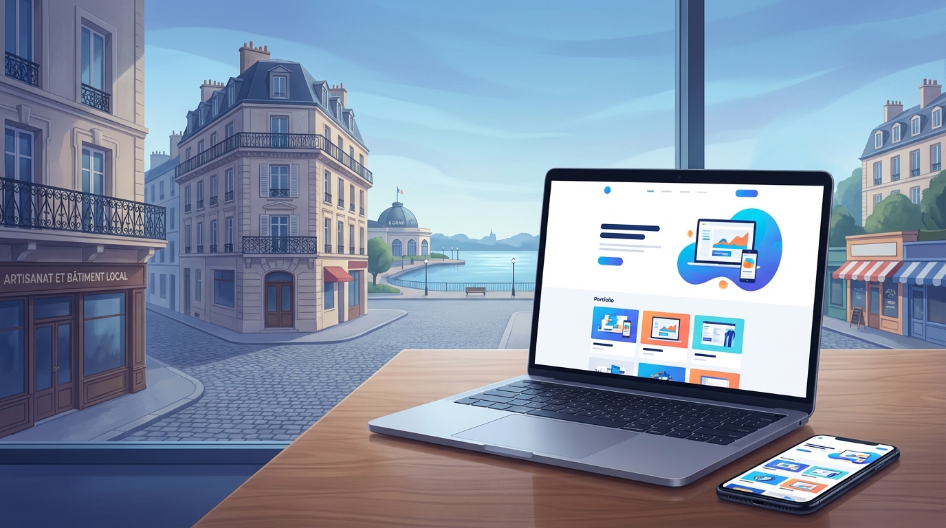 Création de site internet professionnel à Enghien-les-Bains — Web Pulse