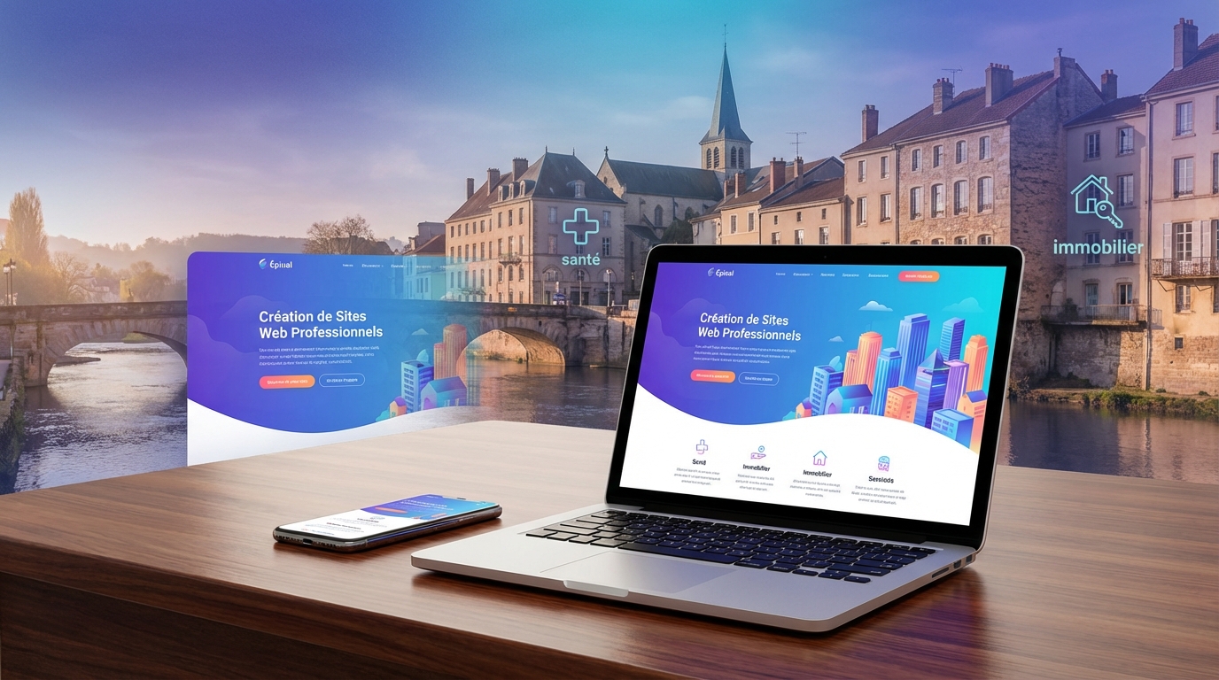 Création de site internet professionnel à Épinal — Web Pulse
