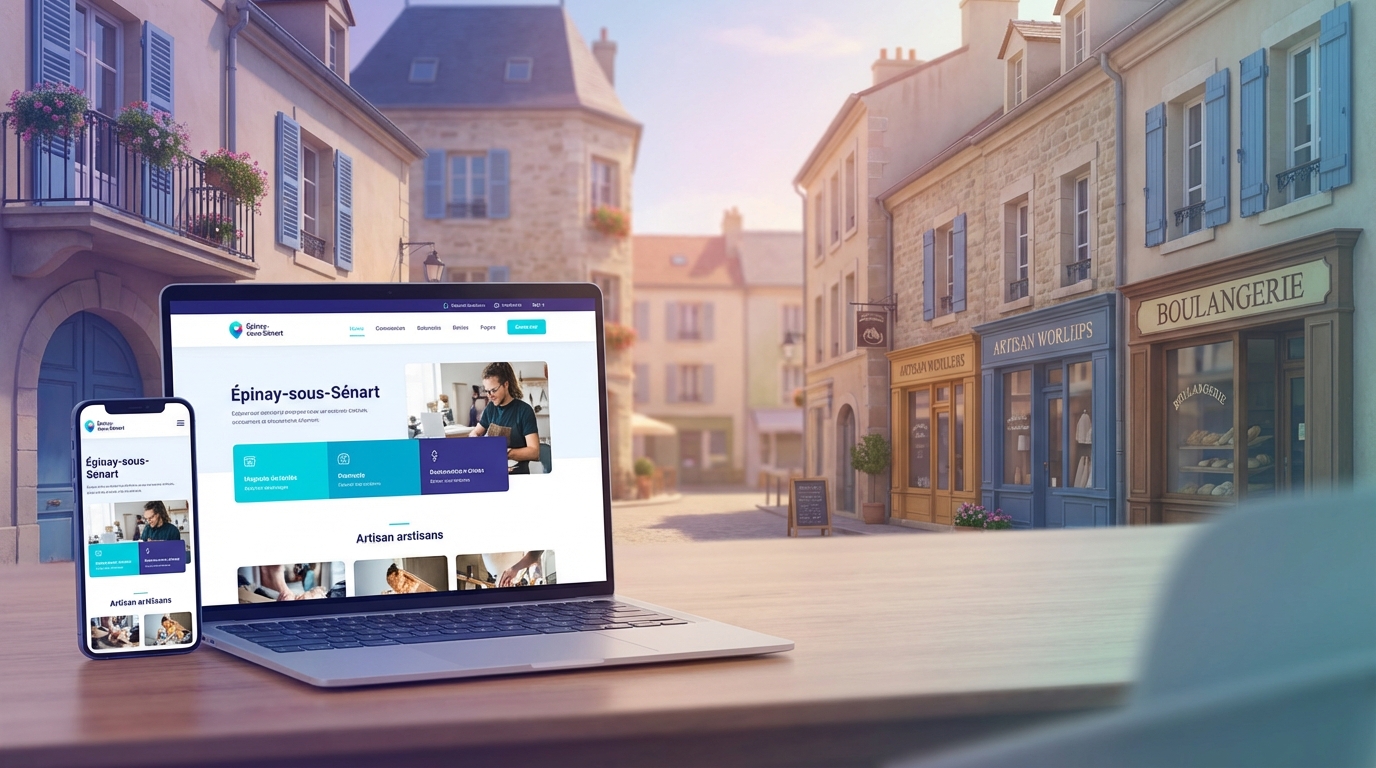 Création de site internet professionnel à Épinay-sous-Sénart — Web Pulse