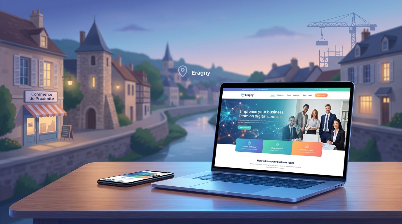 Création de site internet professionnel à Éragny — Web Pulse