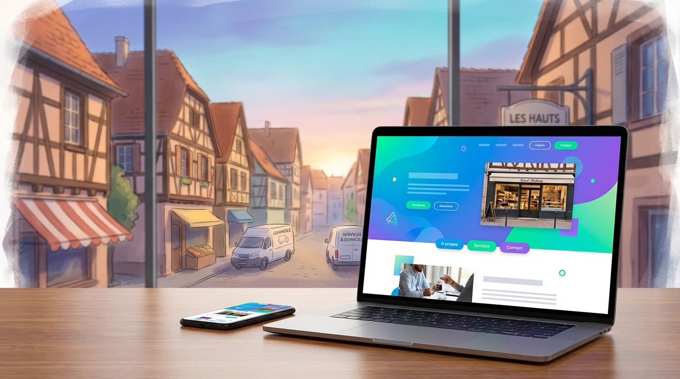 Création de site internet professionnel à Erstein — Web Pulse
