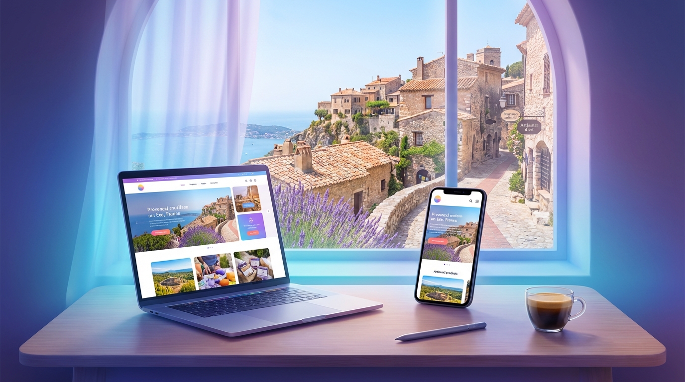 Création de site internet professionnel à Èze — Web Pulse