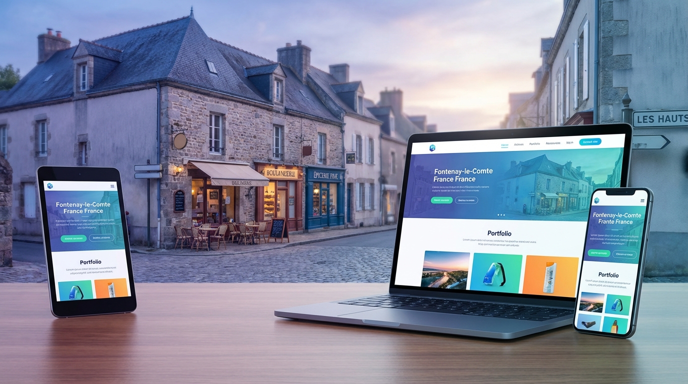 Création de site internet professionnel à Fontenay-le-Comte — Web Pulse