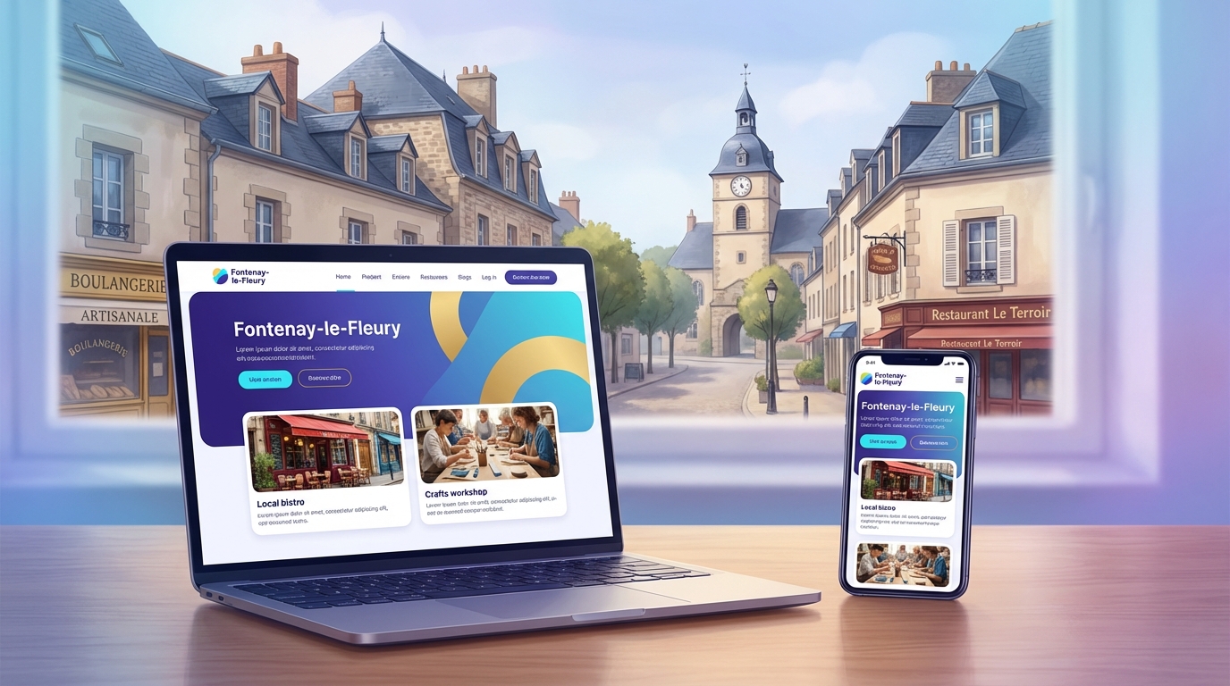 Création de site internet professionnel à Fontenay-le-Fleury — Web Pulse