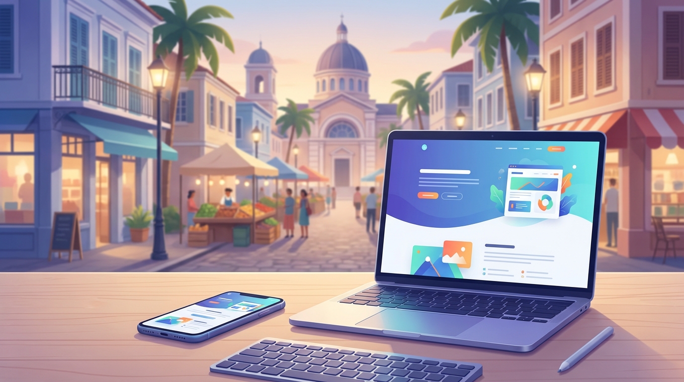 Création de site internet professionnel à Fort-de-France — Web Pulse