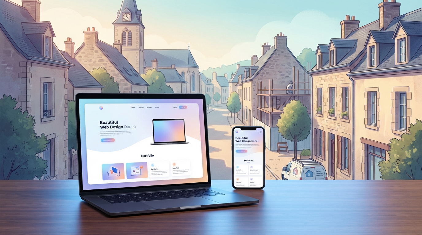 Création de site internet professionnel à Fosses — Web Pulse