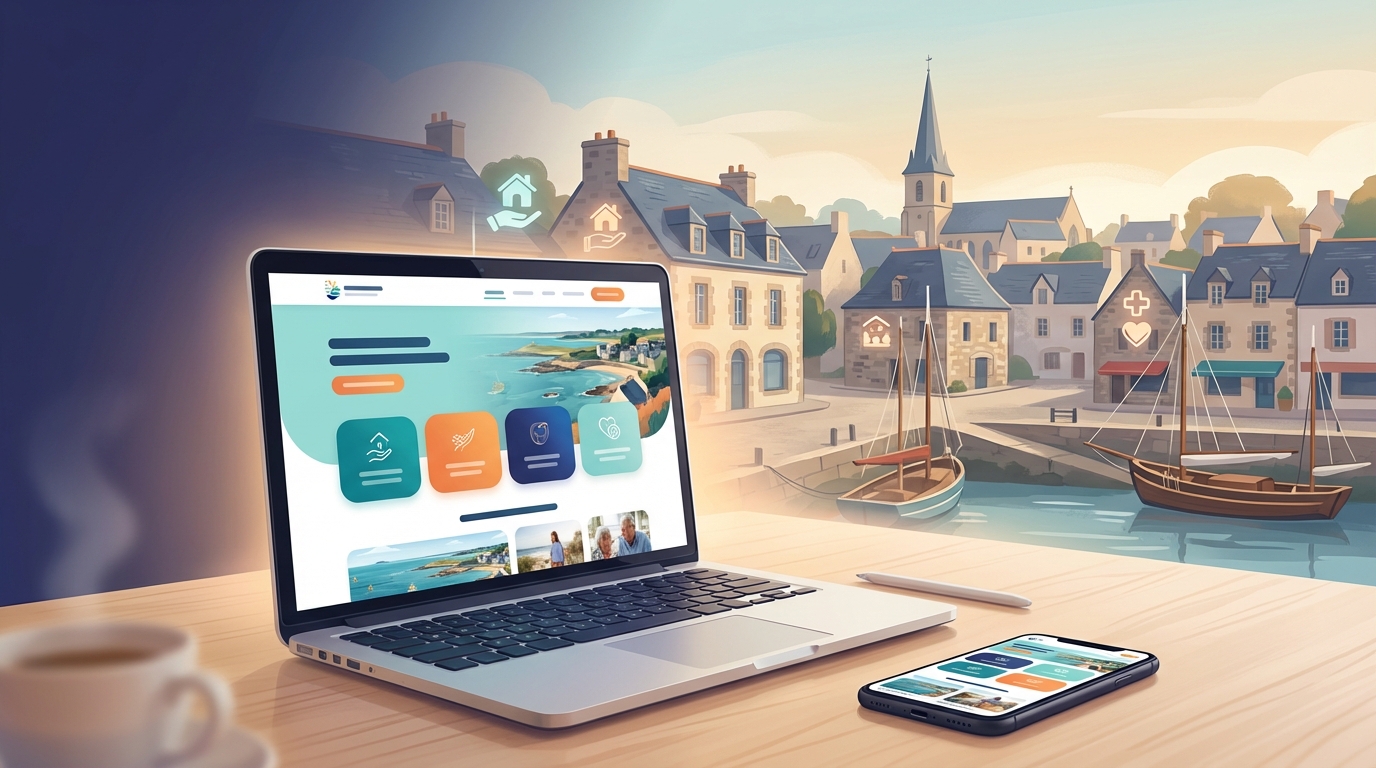 Création de site internet professionnel à Fouesnant — Web Pulse