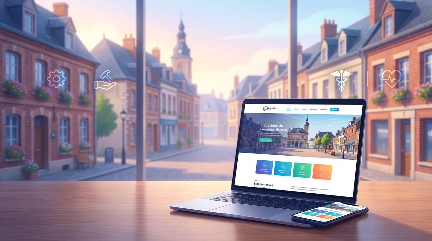 Création de site internet professionnel à Fourmies — Web Pulse