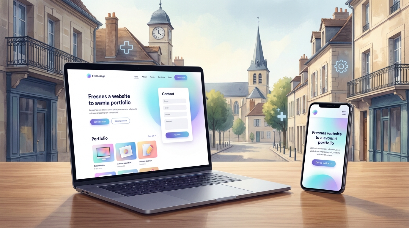 Création de site internet professionnel à Fresnes — Web Pulse