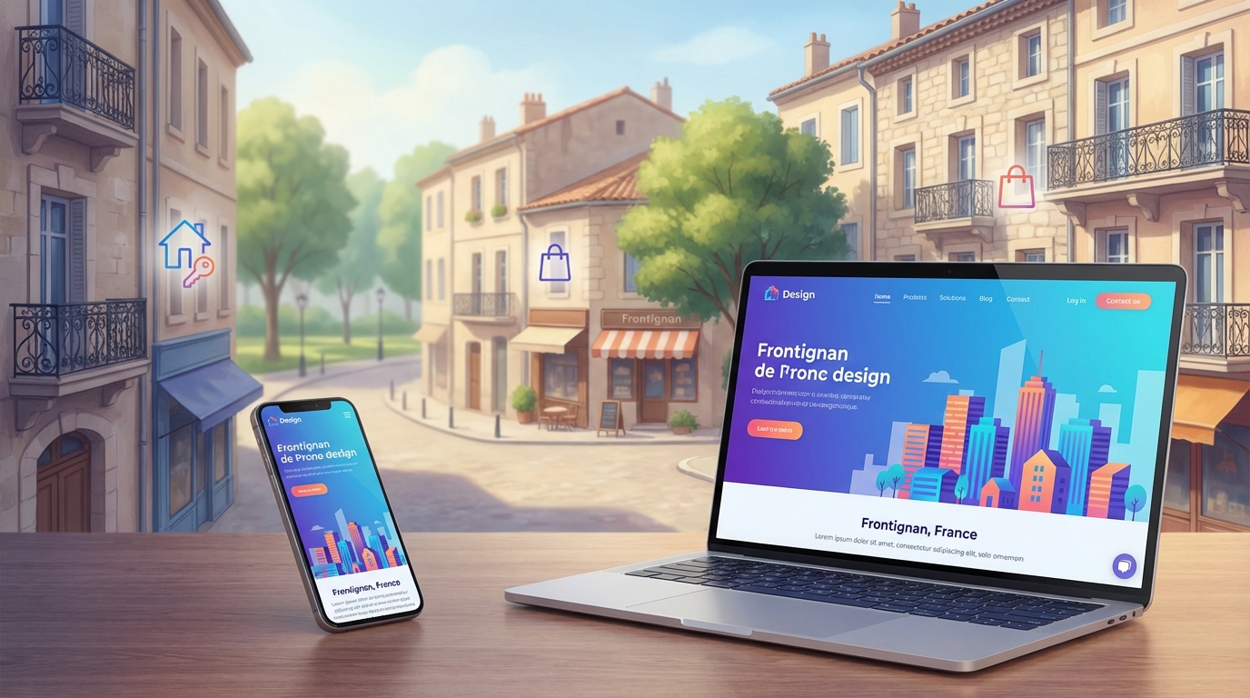 Création de site internet professionnel à Frontignan — Web Pulse