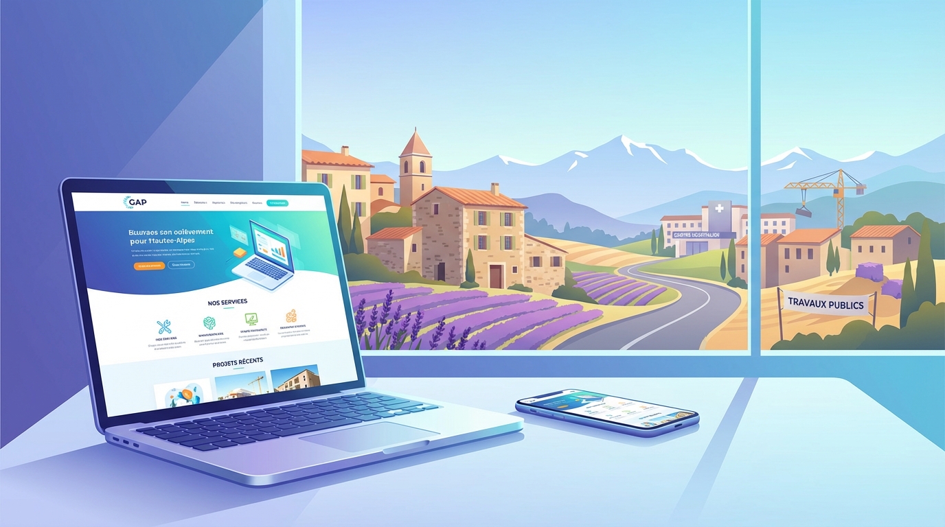 Création de site internet professionnel à Gap — Web Pulse