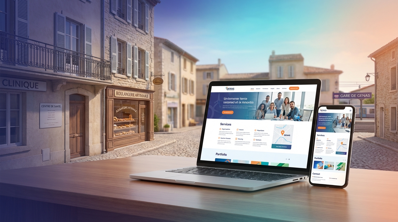 Création de site internet professionnel à Genas — Web Pulse