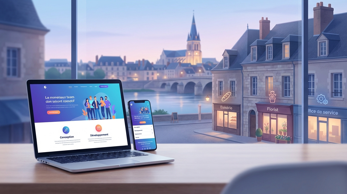 Création de site internet professionnel à Gien — Web Pulse