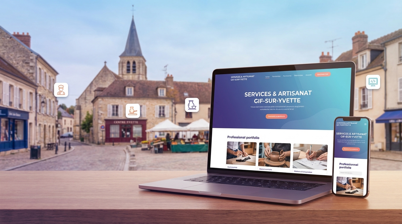 Création de site internet professionnel à Gif-sur-Yvette — Web Pulse