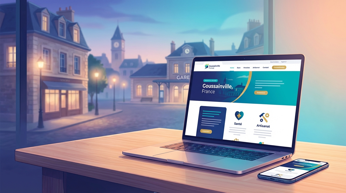 Création de site internet professionnel à Goussainville — Web Pulse