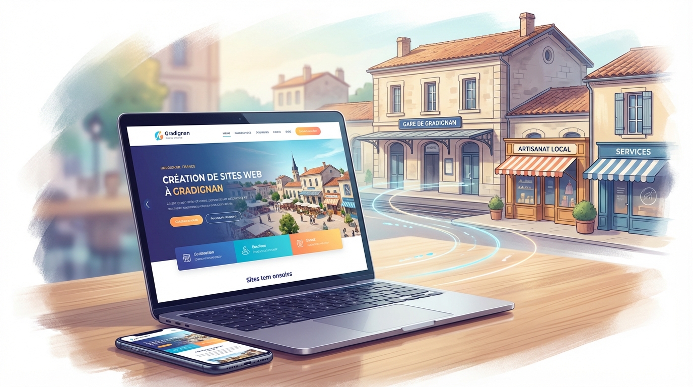 Création de site internet professionnel à Gradignan — Web Pulse