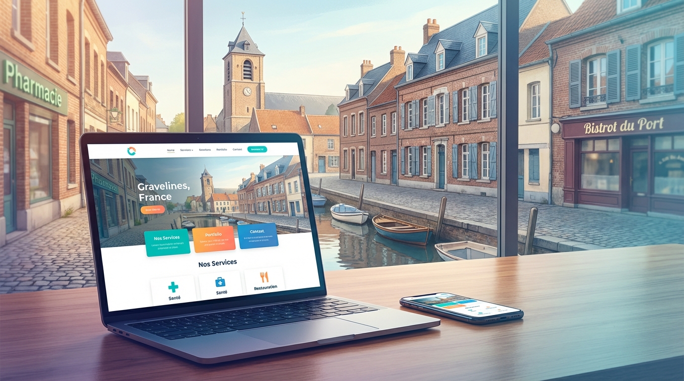 Création de site internet professionnel à Gravelines — Web Pulse