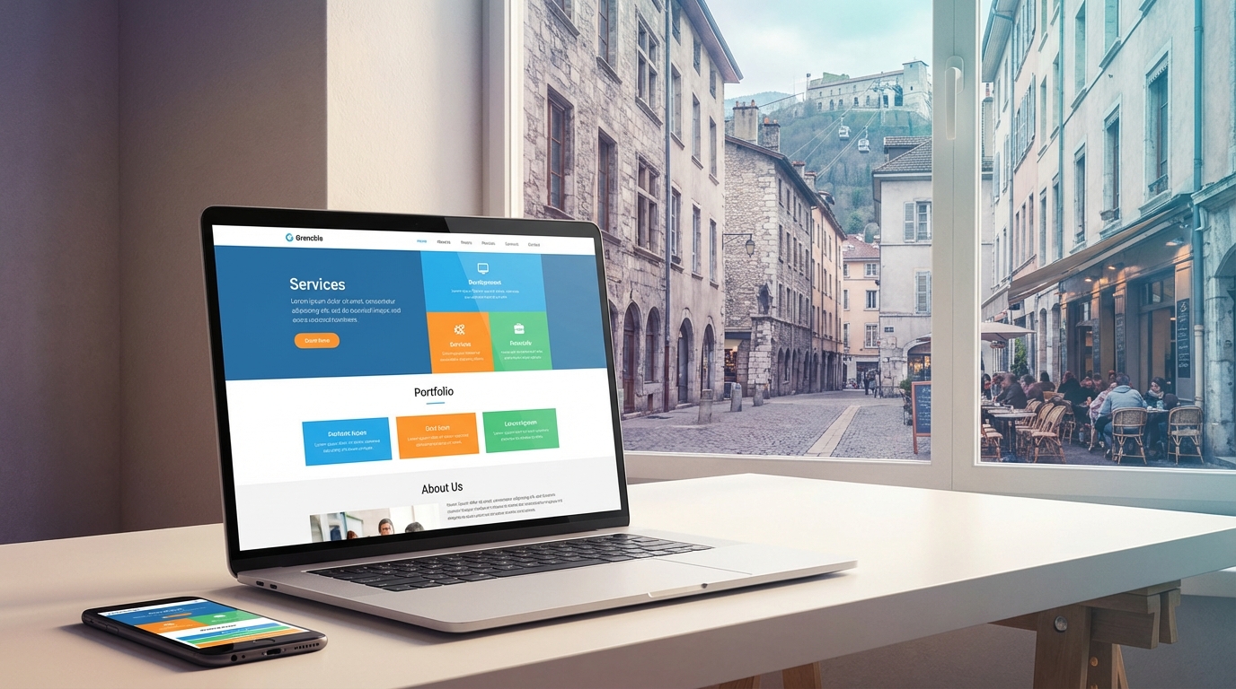 Création de site internet professionnel à Grenoble — Web Pulse