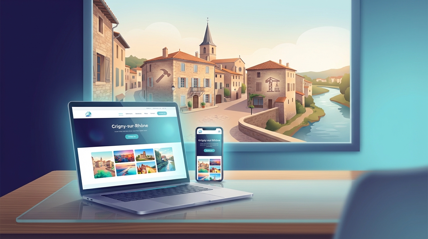 Création de site internet professionnel à Grigny-sur-Rhône — Web Pulse