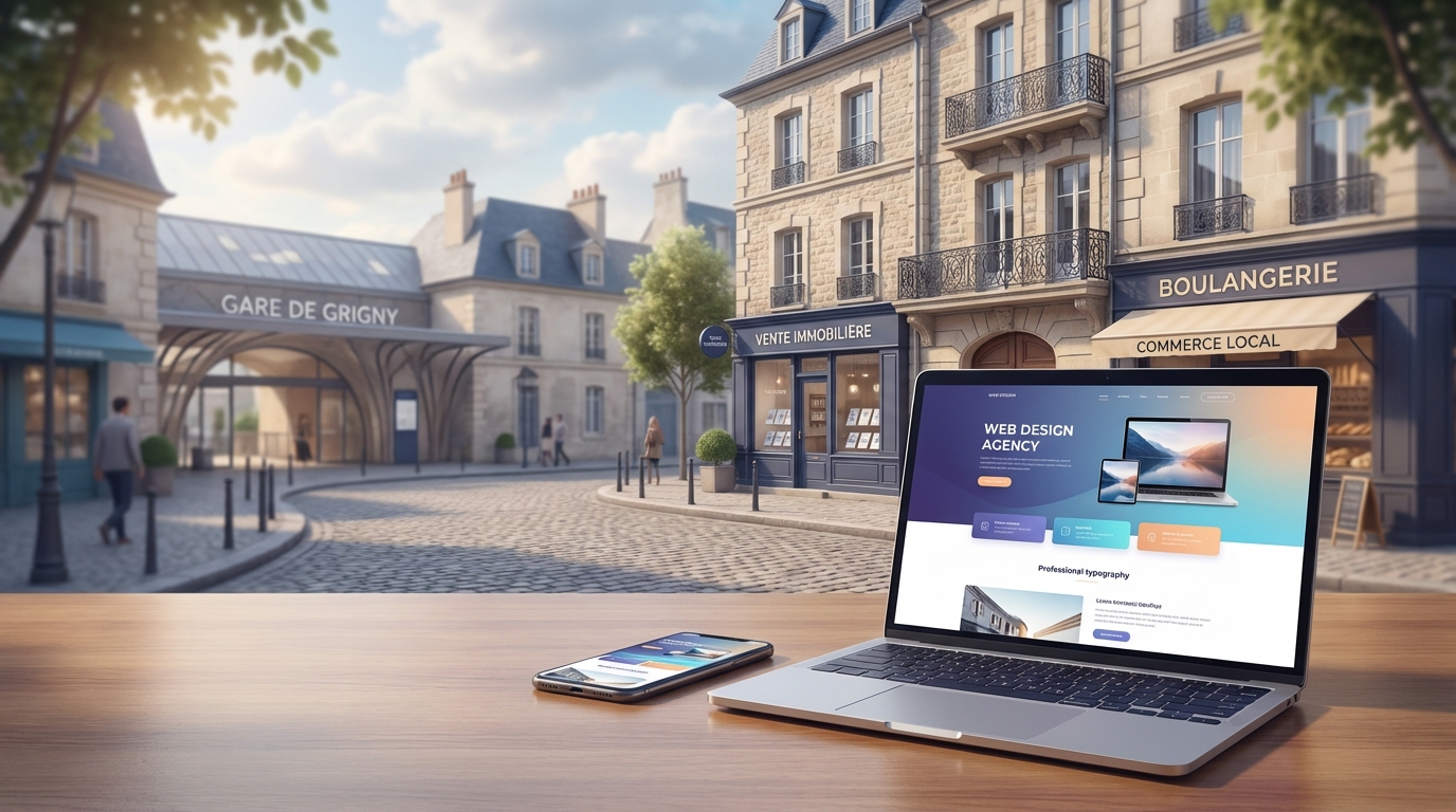Création de site internet professionnel à Grigny — Web Pulse