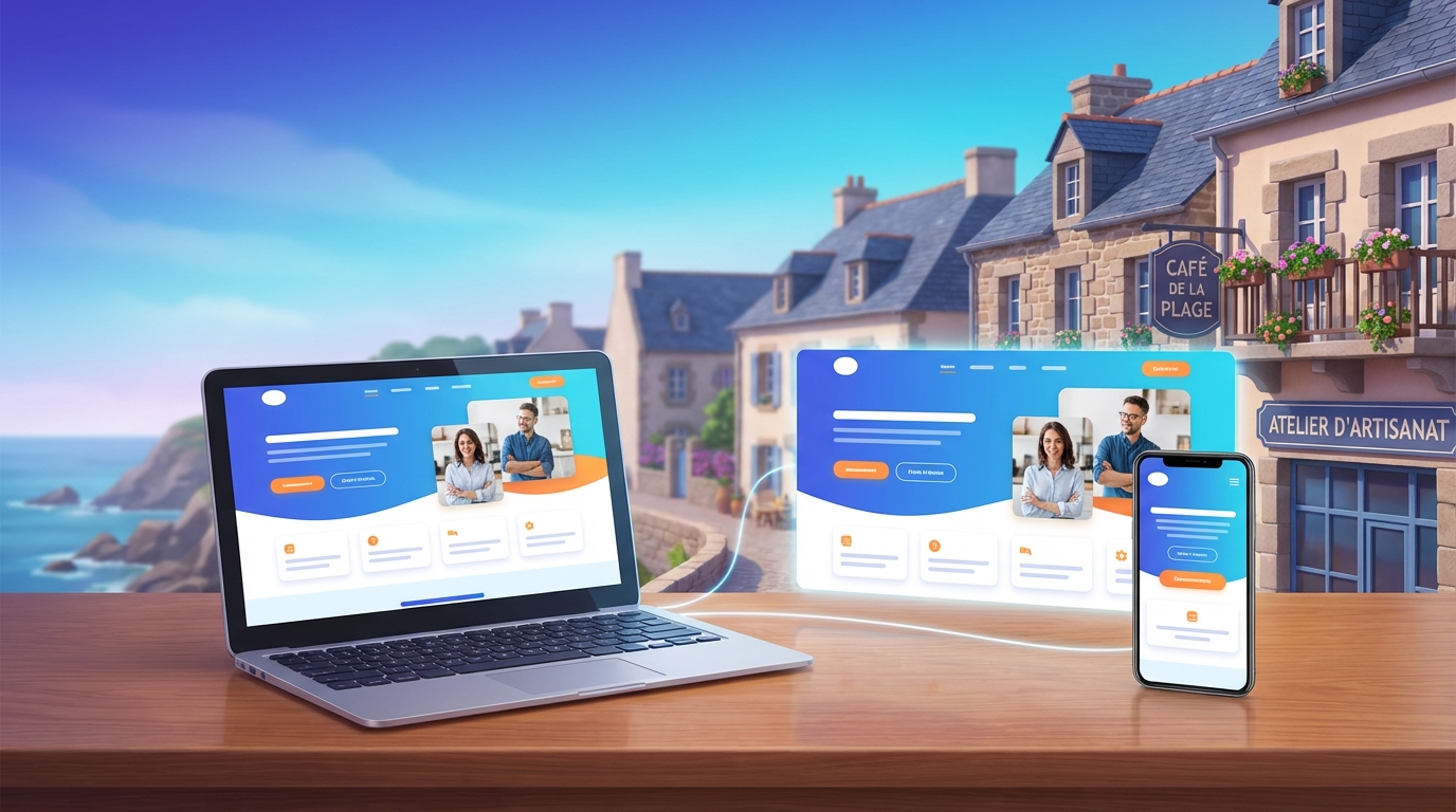 Création de site internet professionnel à Guidel — Web Pulse