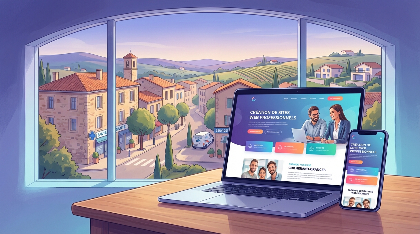 Création de site internet professionnel à Guilherand-Granges — Web Pulse