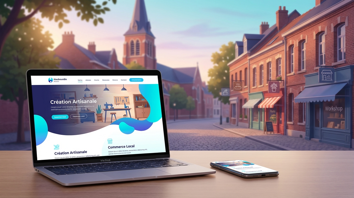 Création de site internet professionnel à Haubourdin — Web Pulse
