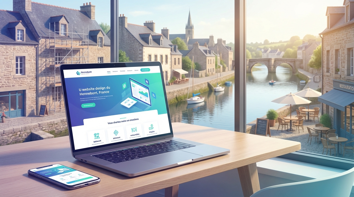 Création de site internet professionnel à Hennebont — Web Pulse