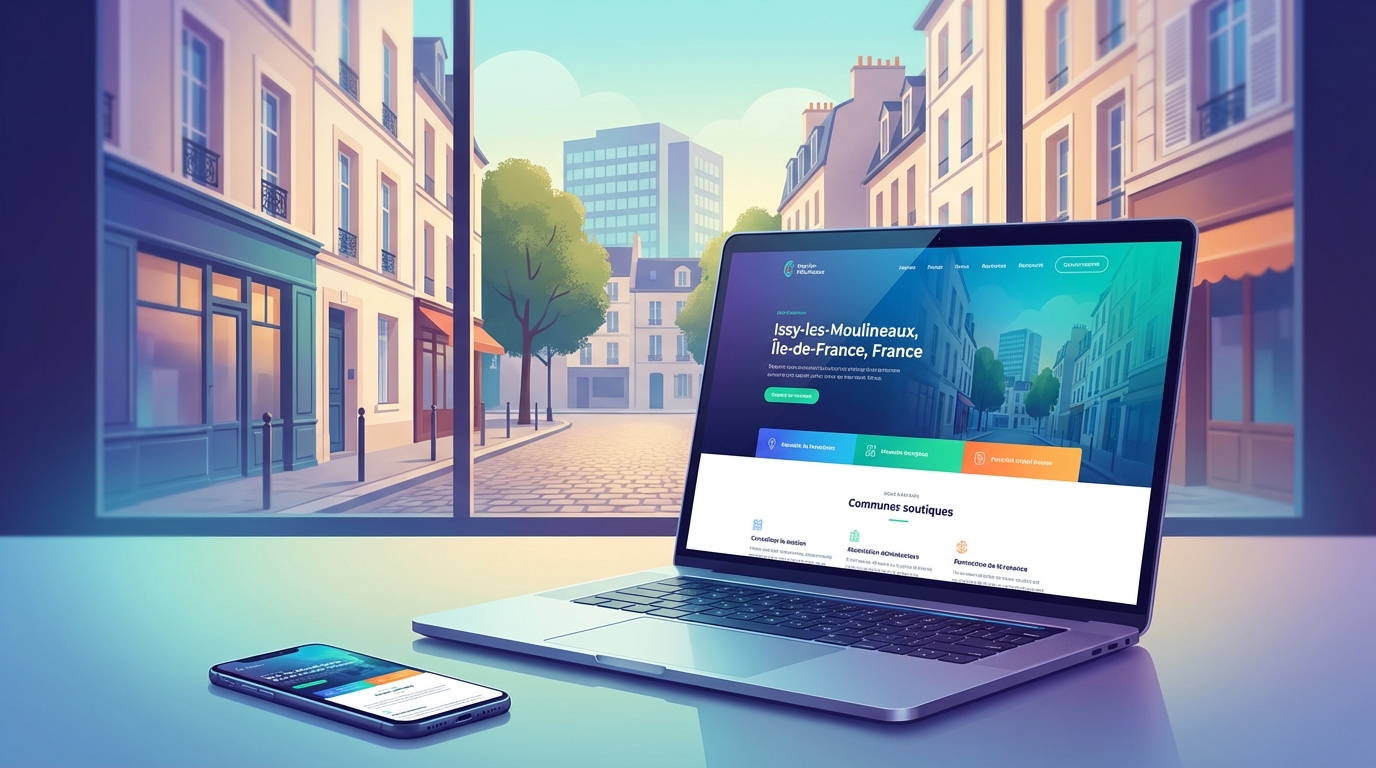 Création de site internet professionnel à Issy-les-Moulineaux — Web Pulse