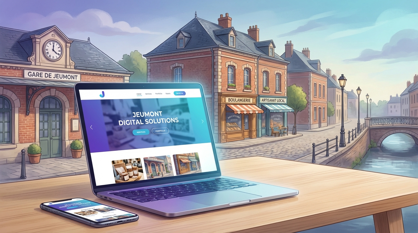 Création de site internet professionnel à Jeumont — Web Pulse