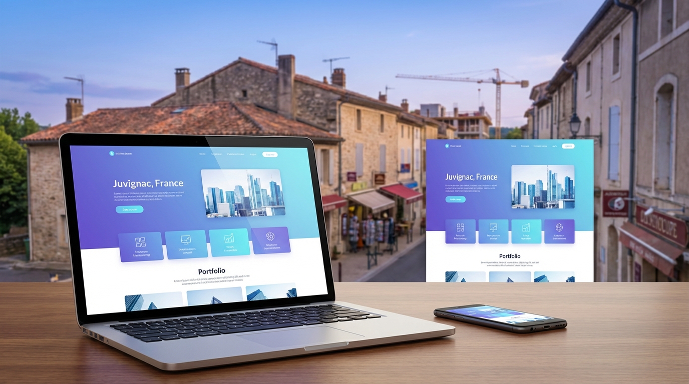 Création de site internet professionnel à Juvignac — Web Pulse