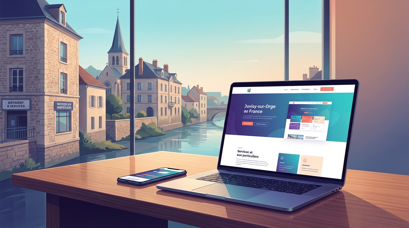 Création de site internet professionnel à Juvisy-sur-Orge — Web Pulse