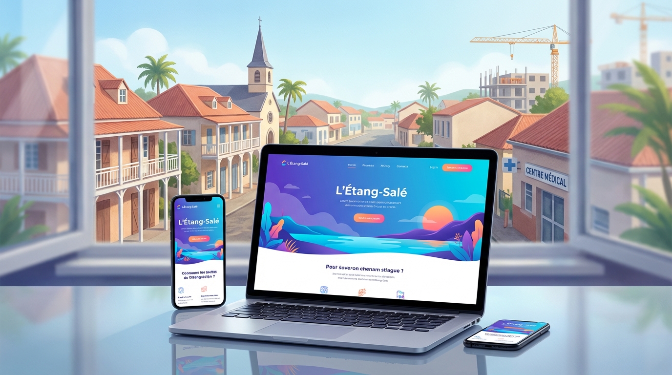 Création de site internet professionnel à L'Étang-Salé — Web Pulse