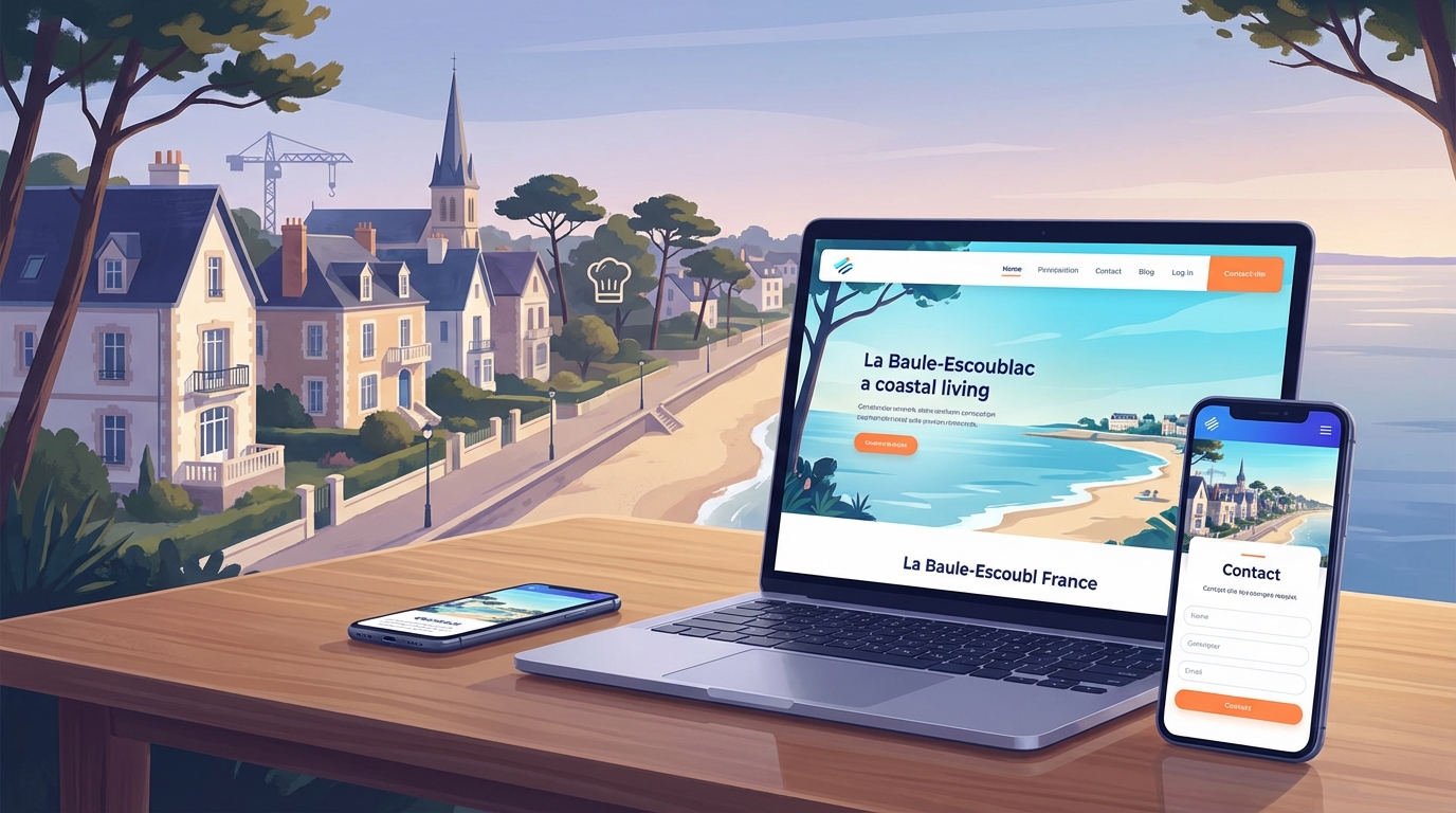 Création de site internet professionnel à La Baule-Escoublac — Web Pulse