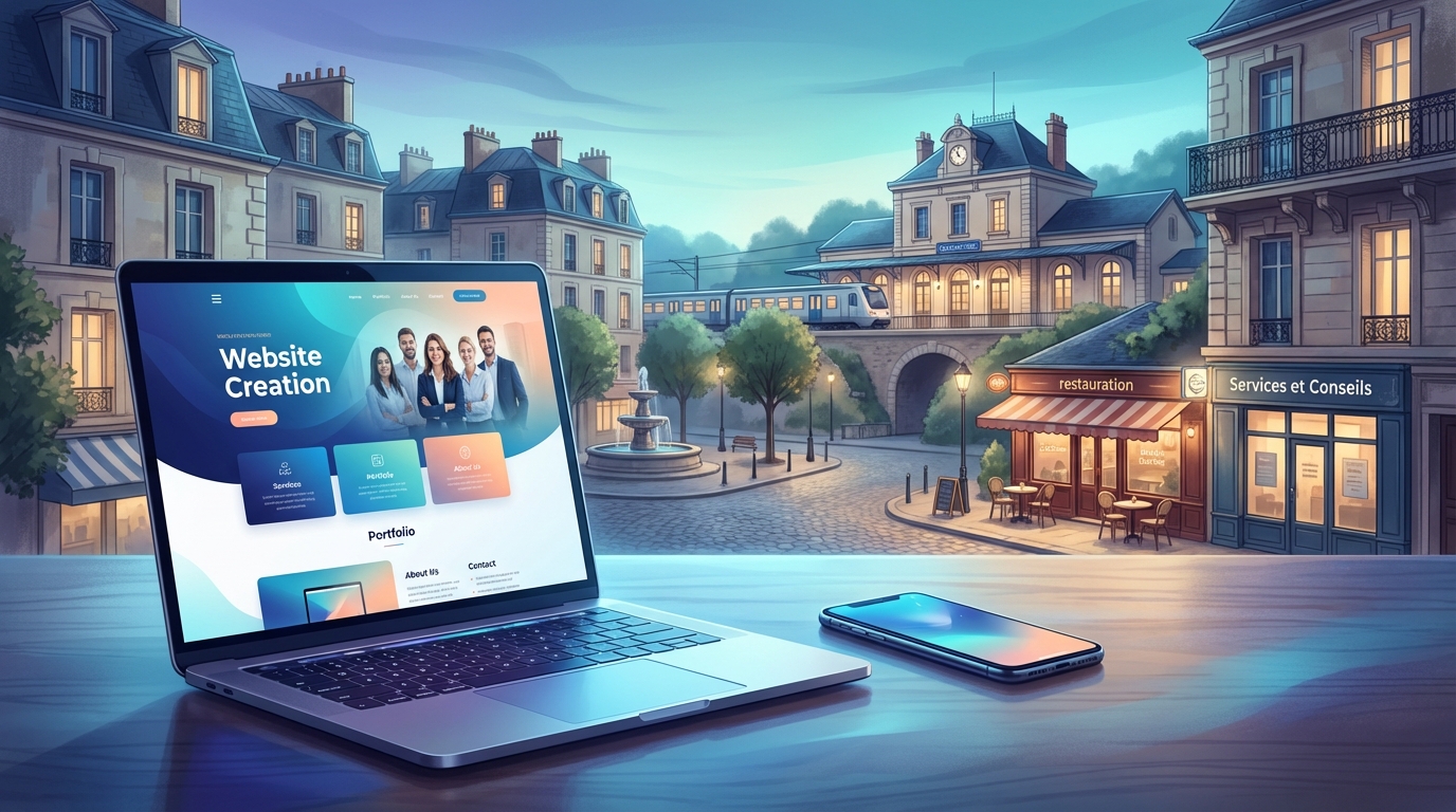 Création de site internet professionnel à La Celle-Saint-Cloud — Web Pulse