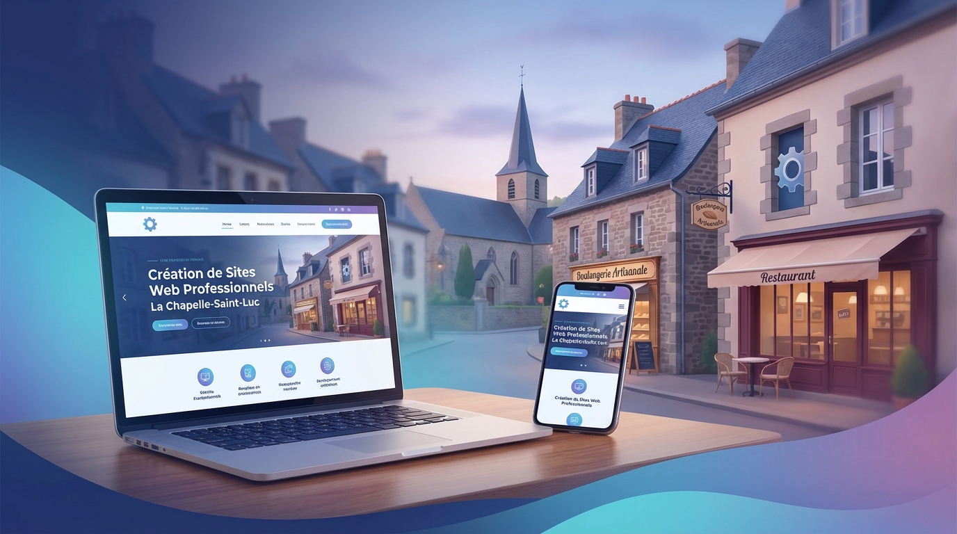Création de site internet professionnel à La Chapelle-Saint-Luc — Web Pulse