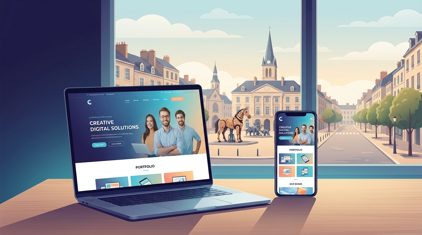 Création de site internet professionnel à La Roche-sur-Yon — Web Pulse