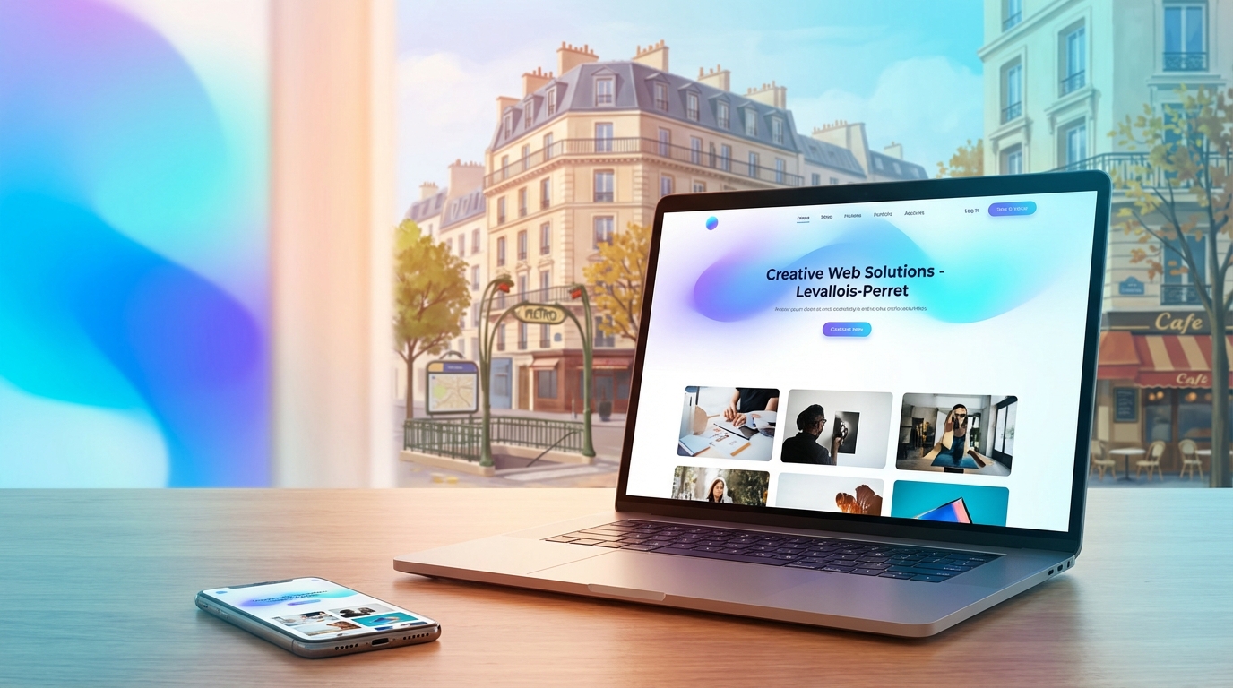 Création de site internet professionnel à Levallois-Perret — Web Pulse