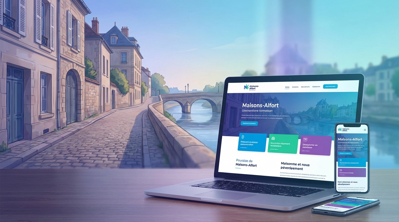 Création de site internet professionnel à Maisons-Alfort — Web Pulse