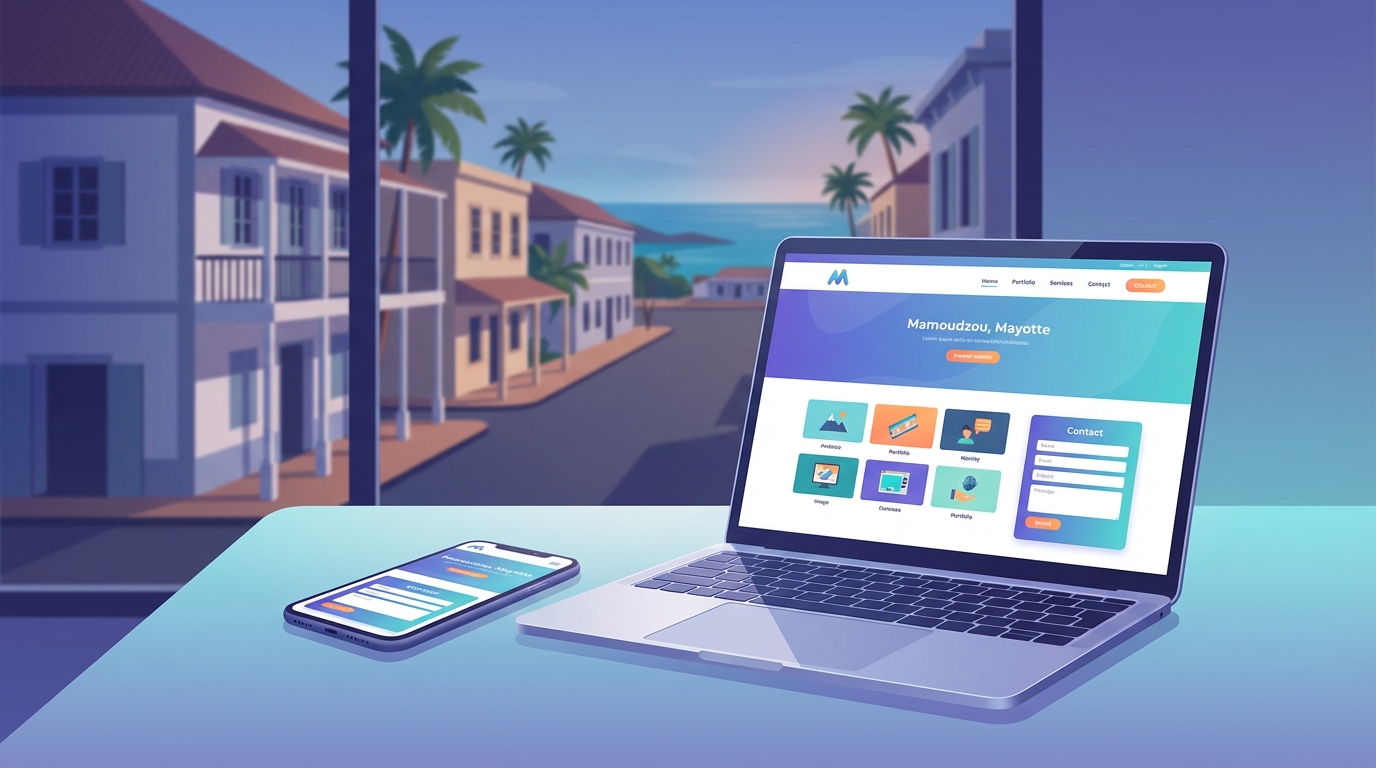 Création de site internet professionnel à Mamoudzou — Web Pulse