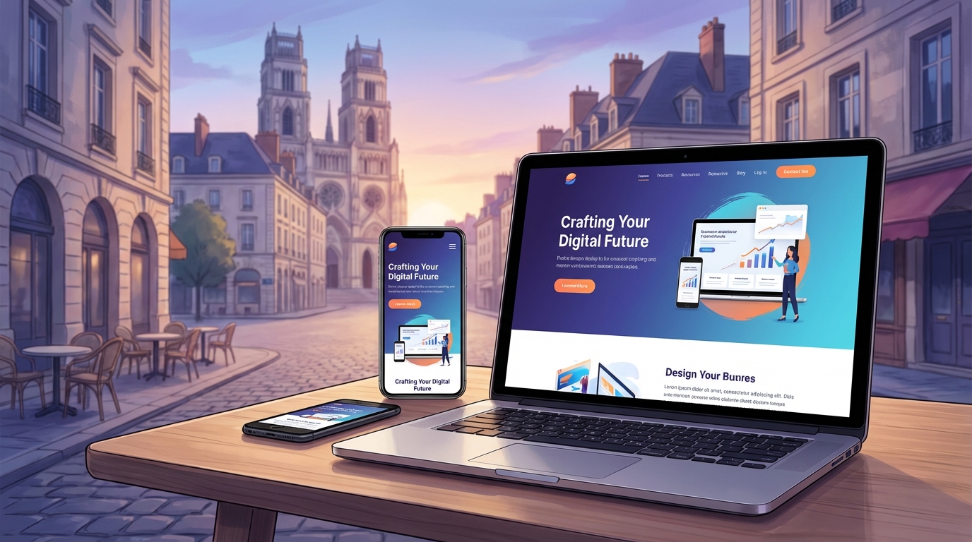Création de site internet professionnel à Orléans — Web Pulse