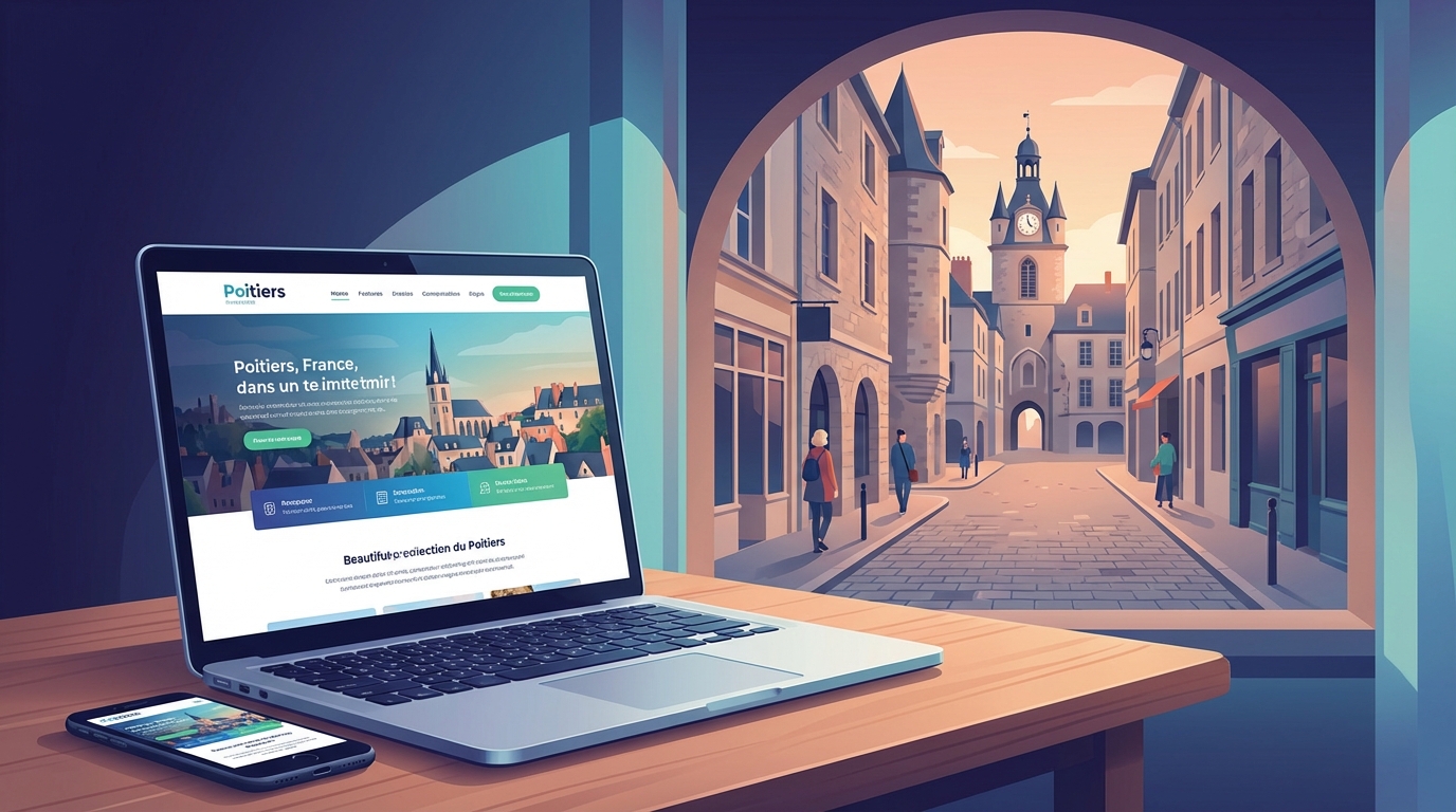 Création de site internet professionnel à Poitiers — Web Pulse