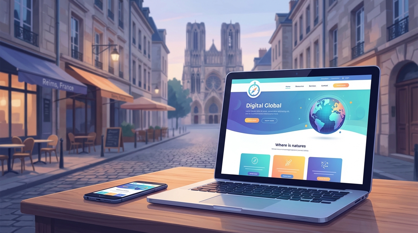 Création de site internet professionnel à Reims — Web Pulse