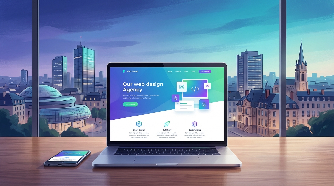 Création de site internet professionnel à Rennes — Web Pulse