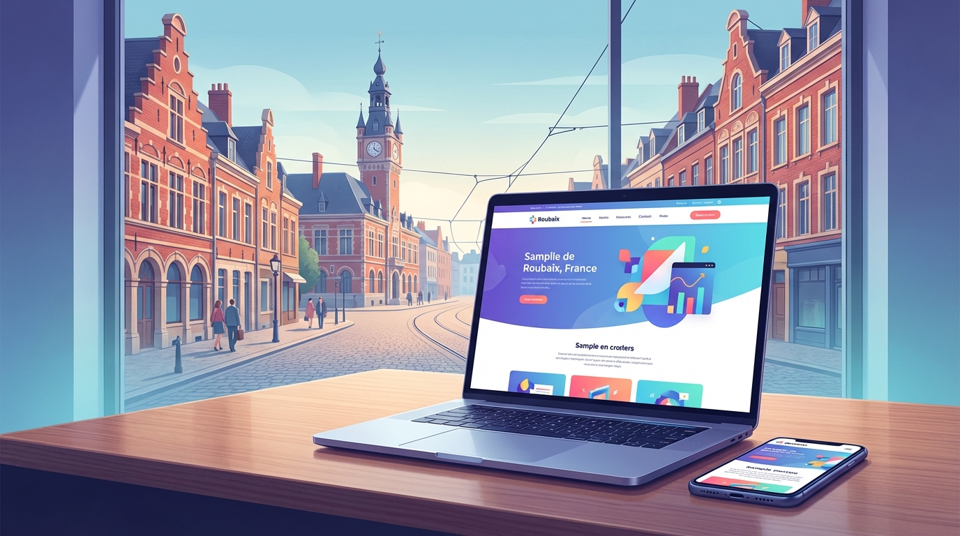 Création de site internet professionnel à Roubaix — Web Pulse